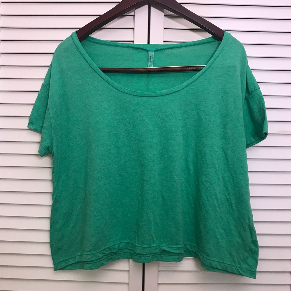 Frenchi green crop-top, size S/M